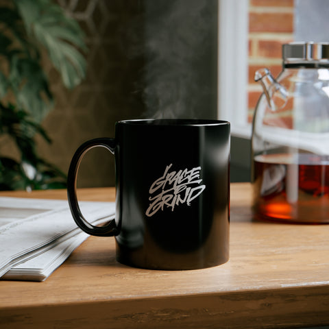 "The Edge" 11oz Black Mug
