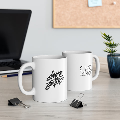 "The Edge" White Mug 11oz