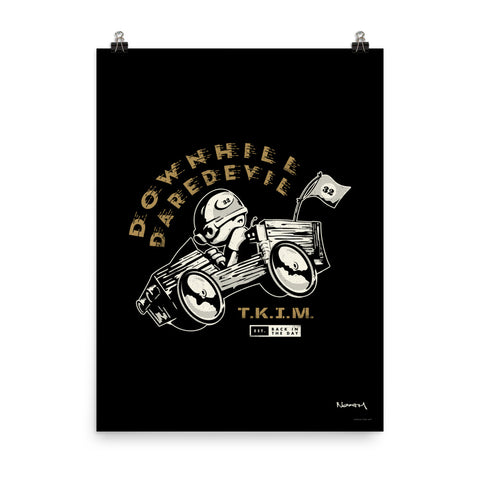T.K.I.M. "Downhill Daredevil" 18x24 Poster