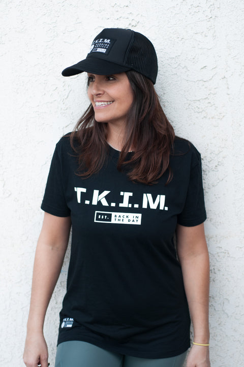 T.K.I.M. Stencil Shirt (Black)