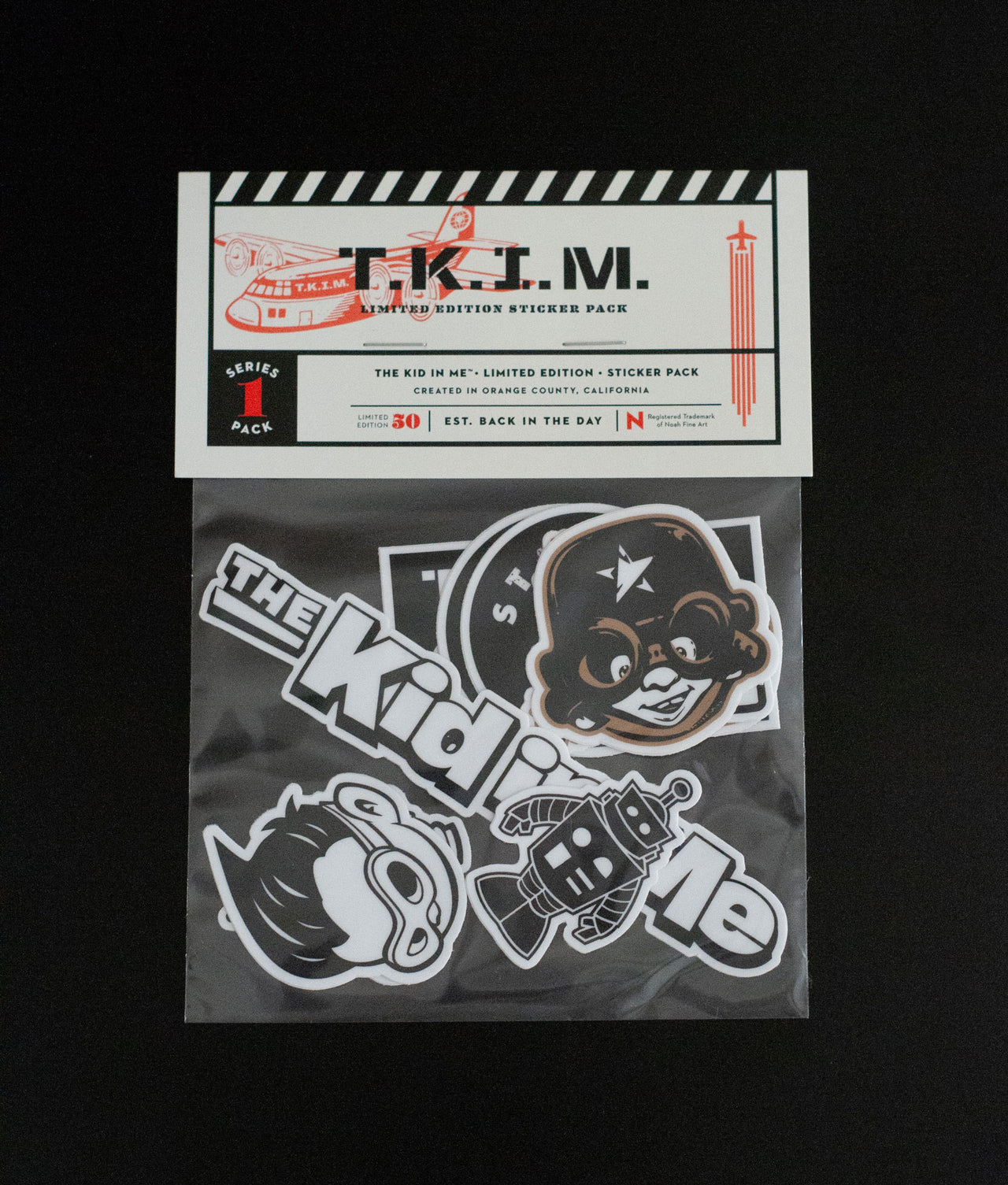 Limited Edition T.K.I.M. Sticker Pack - Series #1 – Noah Fine Art